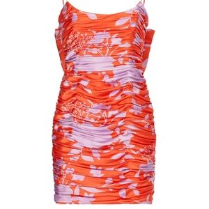 NWT Anthropologie Reggy Ruched Bow Dress by Hutch Sz 4